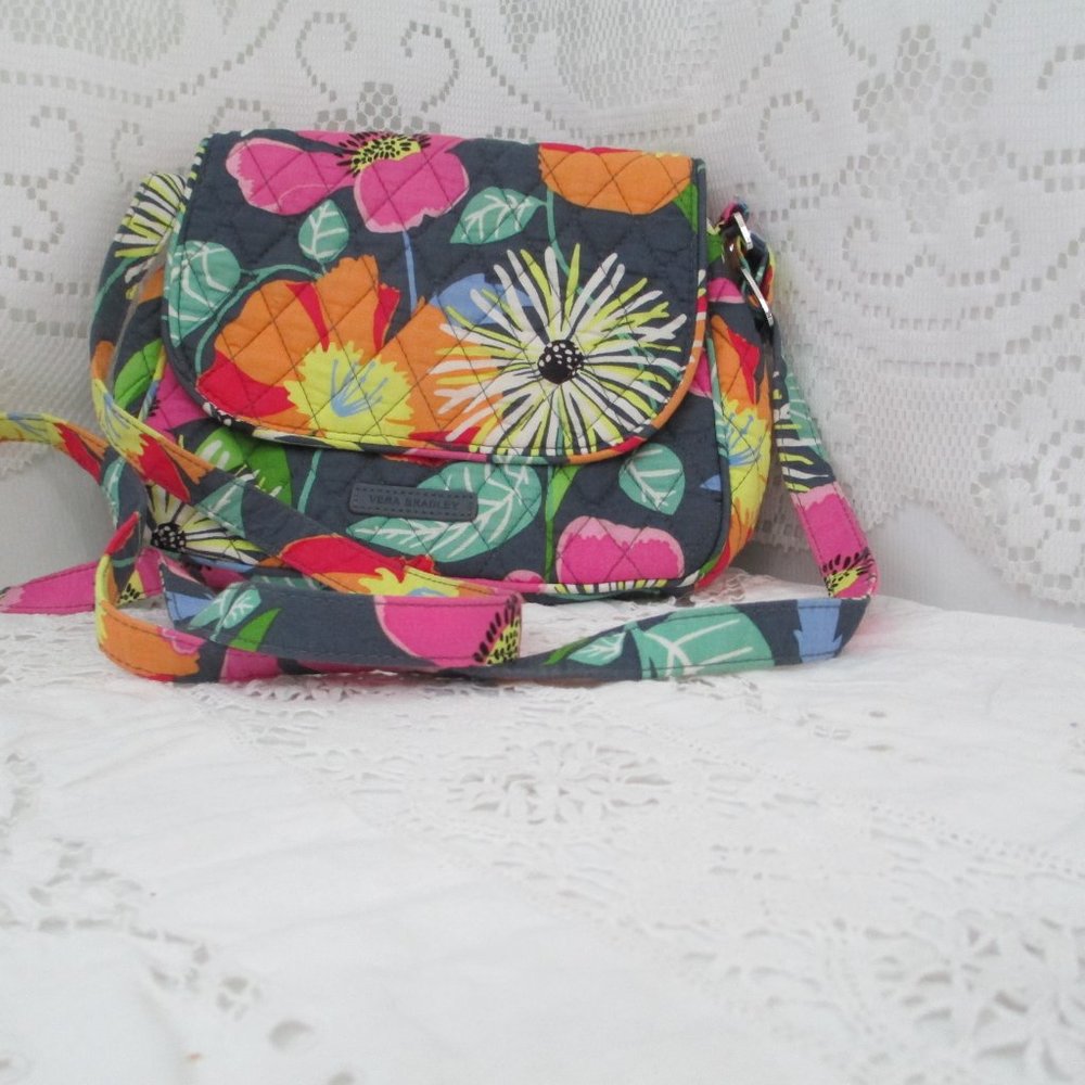 Vera Bradley Jazzy Blooms Crossbody